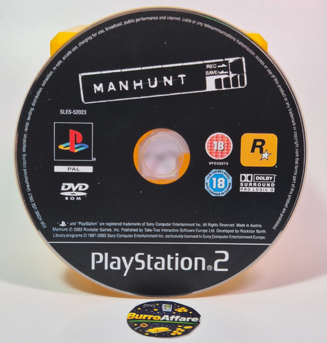Manhunt playstation ps2 solo - playstation, 2