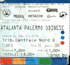 Biglietto Stadio # Atalanta