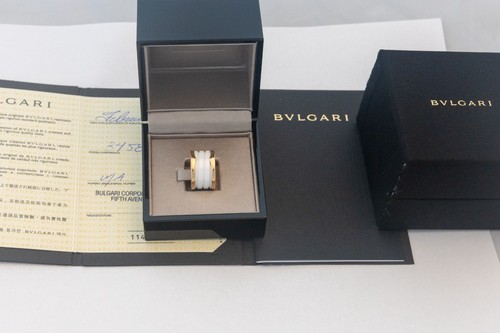 Anello tre fasce bvlgari - anello,