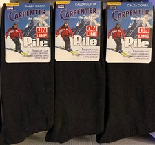 3 CALZE PILE UOMO CORTE TERMICHE CALZINI SCI NEVE CACCIA LAVORO CARPENTER