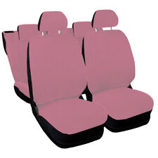 COPRISEDILI AUTO COTONE UNIVERSALE CON ZIP COLORE ROSA