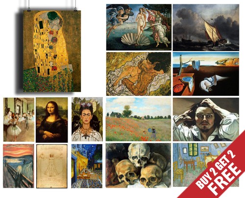 Poster dipinti classici - a4,