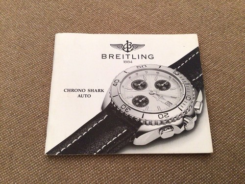 Libretto booklet breitling - libretto,