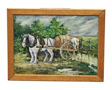 Bauernszene Quadro a Olio