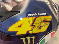 Casco autografato valentino - autografato,