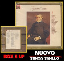 GIUSEPPE VERDI - BRANI DA OPERE VOL. 2  - BOX 3 LP NUOVO SENZA SIGILLO EMI ITALY