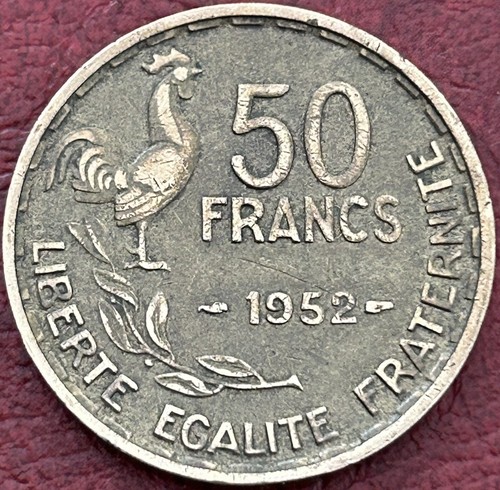 Francia moneta 50 franchi - francia,