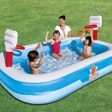 PISCINA GONFIABILE C/BASKET 2