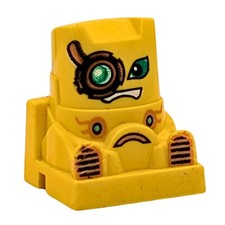 LEGO testa quadrata gialla