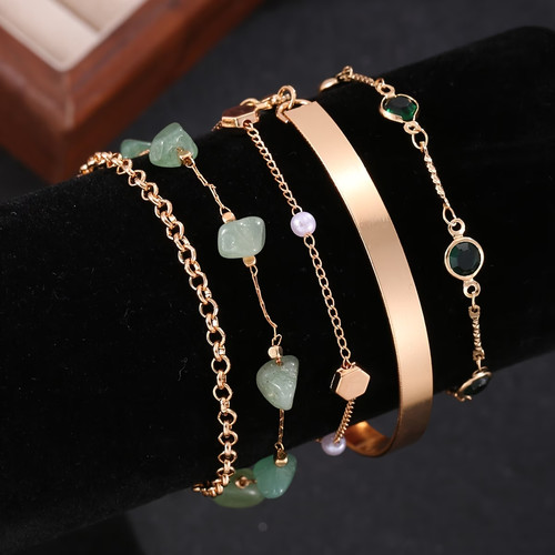 Set bracciali donna oro - set,