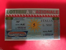 Biglietto Lotteria Nazionale Italia 1991 senza tagliando - 6 gennaio 1992