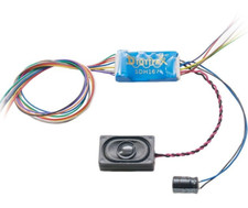 Digitrax SDH167D ~ Nuovo 2025 ~ Scala HO ~ Decoder audio DCC da 1 Amp con altoparlante