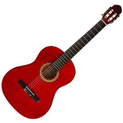 Chitarra classica rossa - classica, 3/4