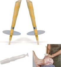 2 PCS Coni per Orecchie,Candele Coniche, Rimozione Del Cerume,- Cera D’Api E Mu