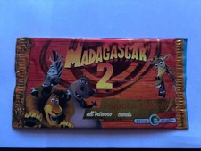 MADAGASCAR 2 PELUCHE COLLECTION CARDS CARD BUSTINA SEALED PACK NEW GEDIS