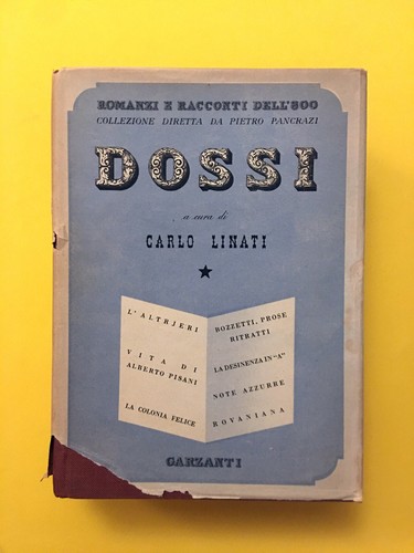 Dossi carlo linati libro - dossi-di,