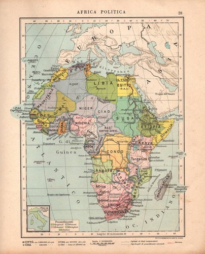Africa politica carta - africa,