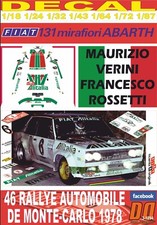 DECAL FIAT 131 ABARTH M.VERINI