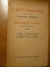 SCRITTI FILOSOFICI ONORANZE