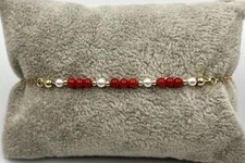 Bracciale Corallo Rosso Perle