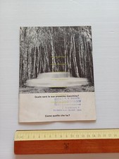 Volkswagen Maggiolino 1200 1963 depliant italiano originale