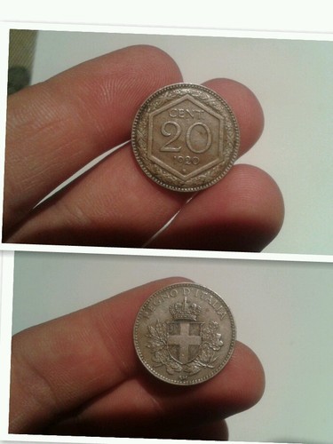 Raro centesimi esagono 1920 - raro,