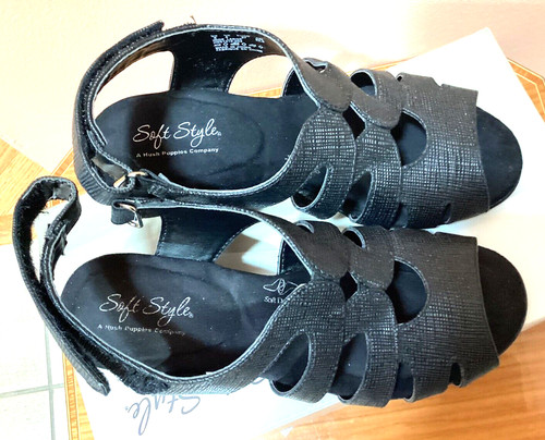 Sandali neri hush puppies - sandali,