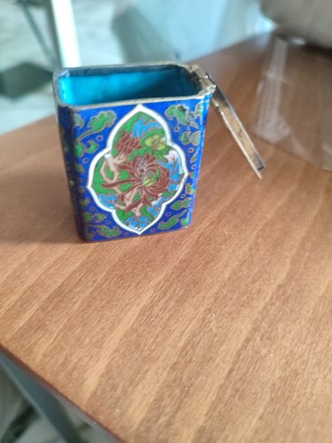 Cloisonne cinese scatolina