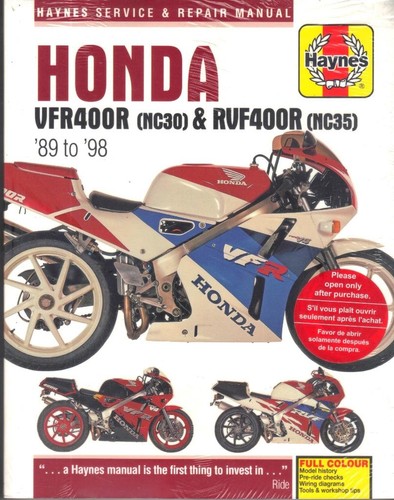 Manuale honda vfr400 - honda,