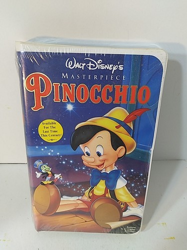 Pinocchio vhs tape - pinocchio,