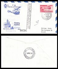 San Marino 1961 FDC Faip Capitolium Posta Aerea Elicottero Viaggiata