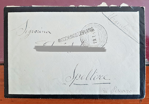 Storia postale annullo muto - postale,