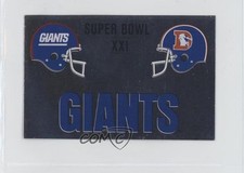 Album Panini 1989 Stickers Super Bowl New York Giants Denver Broncos #O