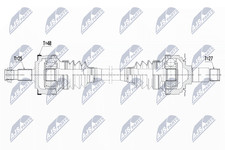 Albero motore asse posteriore
