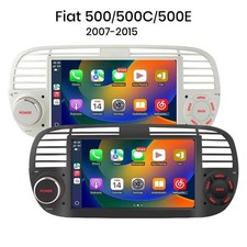 Autoradio Android 2 DIN FIAT 500 2007–2015 CarPlay/Android Auto Wireless