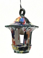 VINTAGE lamp chandelier lampada sospensione lampadario ceramica stile A. Campi