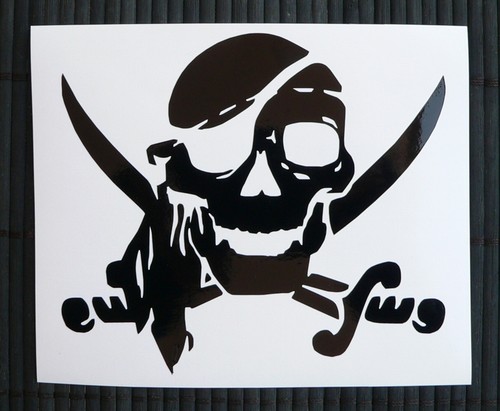 Adesivo teschio sticker decal - adesivo,