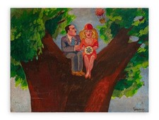 DANIELA ROMANO (FRANZ BORGHESE) Olio Su Tela 30 X 40 Certificato di Provenienza