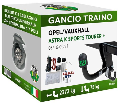 Gancio fisso opel - gancio, astra