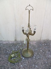 Lampada fiorentina antica ottone modificata ed elettrificata