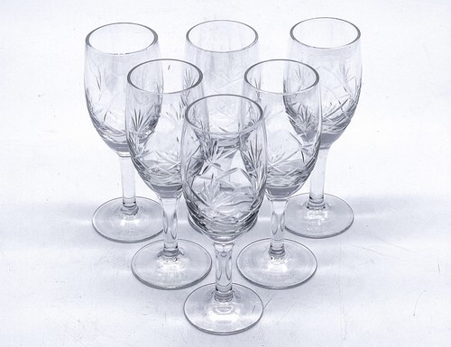 6er set vintage - vintage, vetro