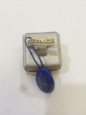 ANELLO DAMIANI ORO BIANCO 18 KT CON DIAMANTI 0.11 E ZAFFIRI GIALLI REF. DAZ62980