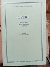 Messina, Giuseppe Grosso Cacopardo, Scritti minori (1832-1857) a cura G Molonia 
