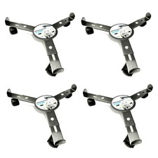 4x Carrello per Piante Metallo