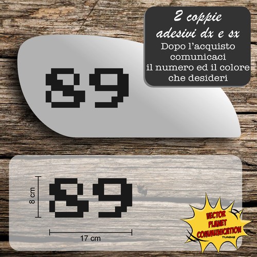 Coppie adesivi numeri - coppie,