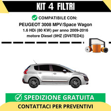 Kit 4 Filtri Tagliando per