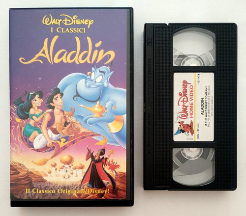 Vhs aladdin film animazione - film,