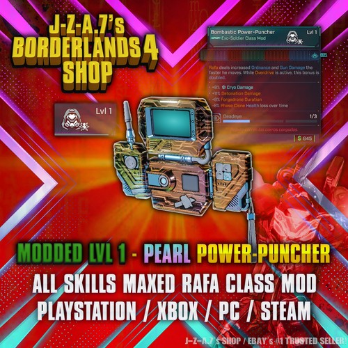 Borderlands modded class - borderlands,