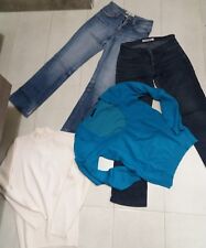 Stock pantaloni jeans donna tg S fornarina maglia vero moda tg M