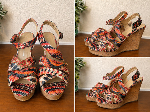 Chinese laundry orange multi